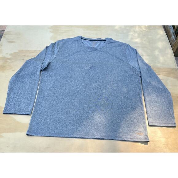 Copper Fit Gray Activewear Sweatshirt Long Sleeve Mens Women Size XL Relaxed Fit - Picture 2 of 7